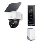 Eufy Solocam S340 en Deurbel E340 met Homebase 3 Starterbundel